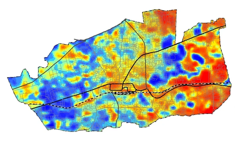Urban Heat Island / Energy Consumption GIS Map